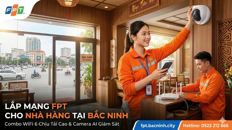 Lắp Mạng FPT Cho Nhà Hàng Ở Bắc Ninh