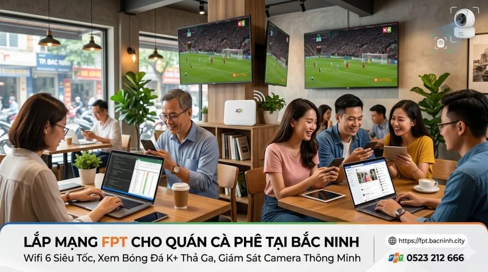 lắp mạng fpt cho quán cà phê ở bắc ninh, lắp internet cho quán cà phê